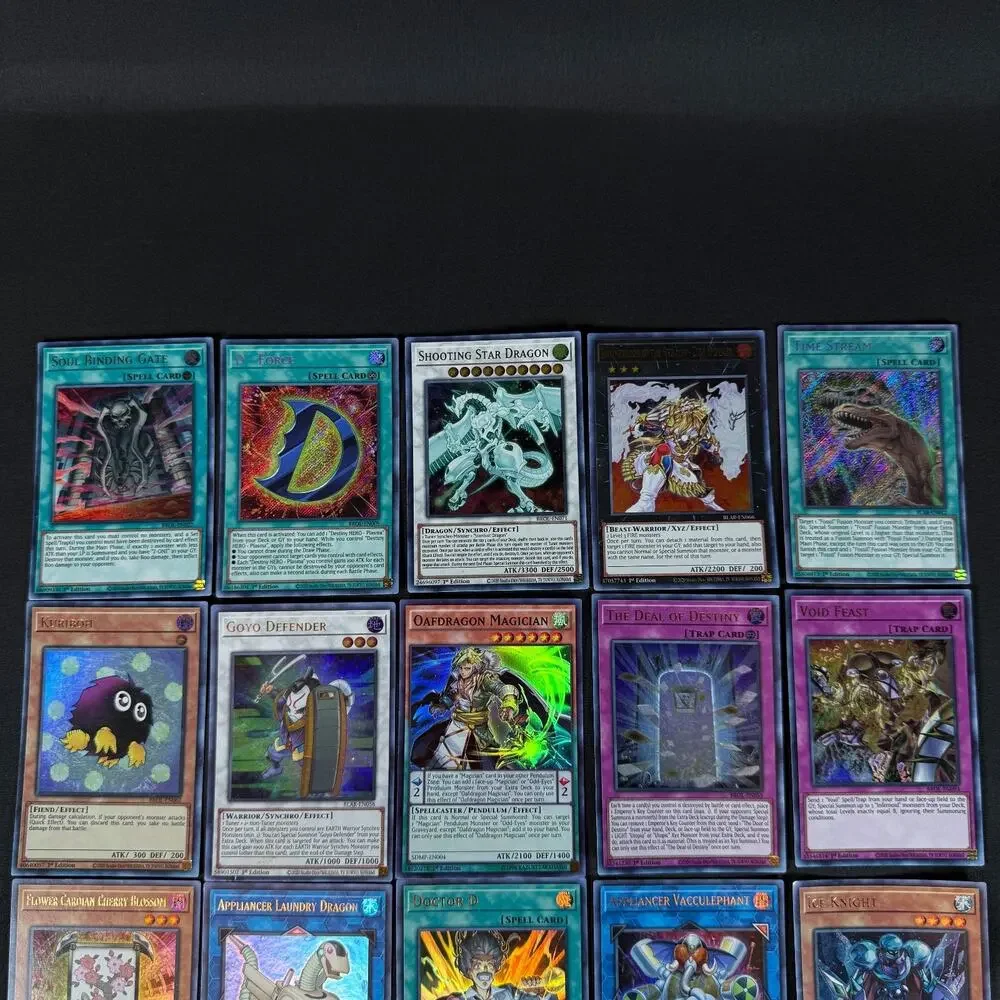 lot of 20 yu-gi-oh! holo cards vintage/modern 1st edition/regular yugioh